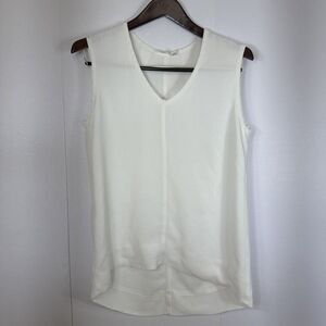Wilt Womens White Oversize Sleeveless Top Shirt XS
